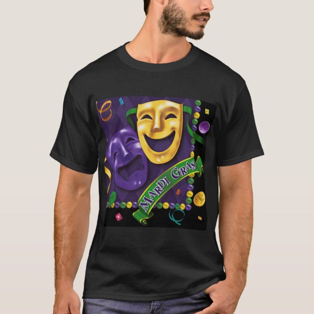 HAPPY MARDI GRAS T-Shirt (Front)