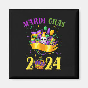 Happy Mardi Gras Tee Carnival Mardi Gras Men Women Magnet