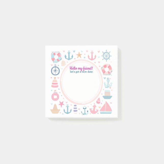 happy marina children like maritim post-it notes (Front)