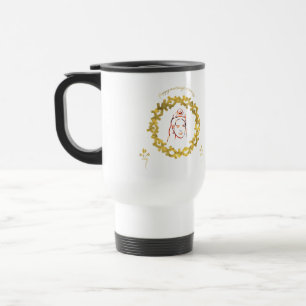Happy Marriage ceremony Travel Mug