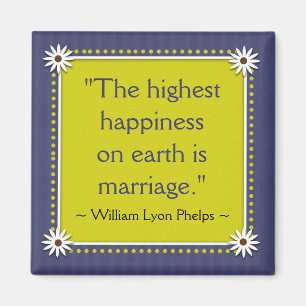 Happy Marriage Quotes Magnet