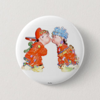 Happy Married Couple Button