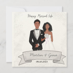 Happy married life, illustration,