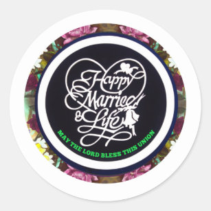 Happy Married Life Sticker