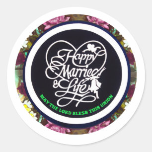 Happy Married Life Sticker