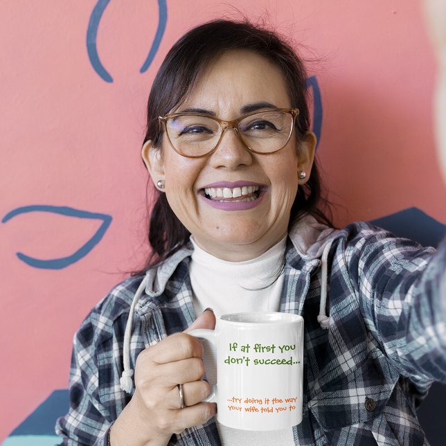 Happy Married Life Wisdom Funny Wife Humour Coffee Mug (Happy Married Life Wisdom Funny Wife Humor Coffee Mug)