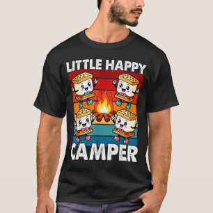 Happy marshmallow camper kids toddler boy cute T-Shirt