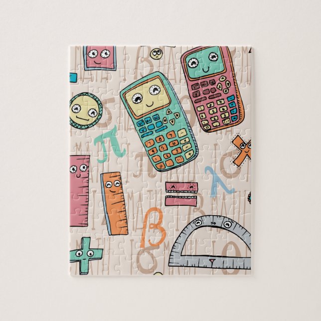 Happy Math Jigsaw Puzzle (Vertical)