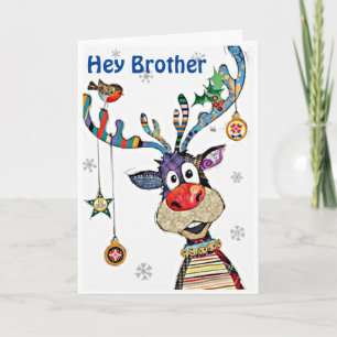 *HAPPY ME** SPENDING CHRISTMAS W/ BROTHER HOLIDAY CARD