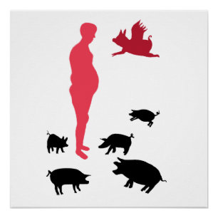 Happy Meal Be Vegeterian ,The Farm , Poster Paper