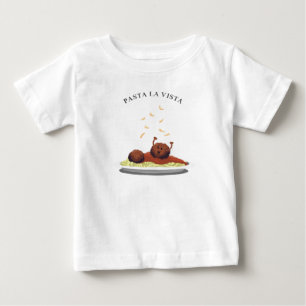 Happy Meatball "Pasta La Vista!" Baby T-Shirt