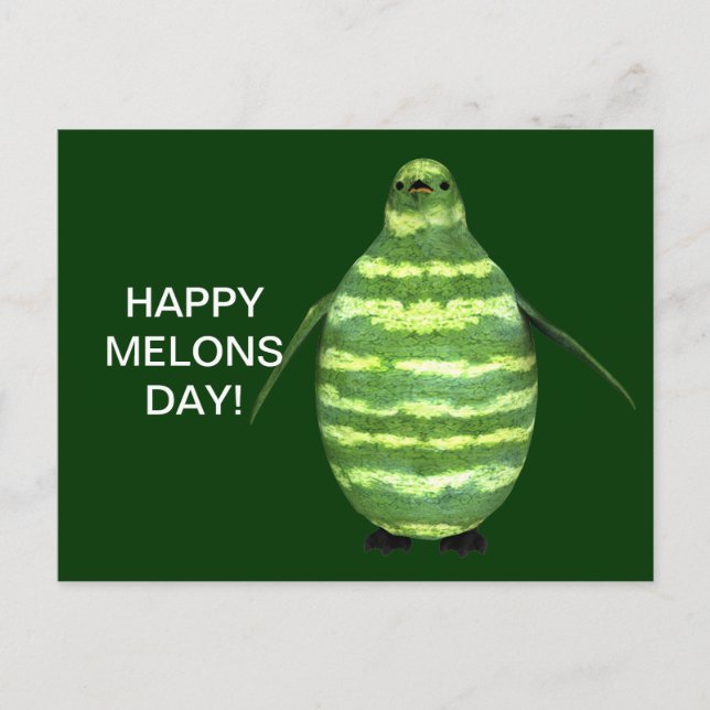 Happy Melons Day! Postcard (Front)