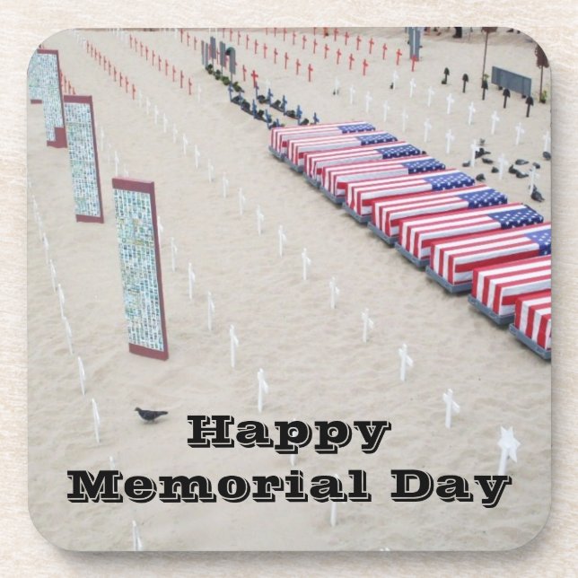 HAPPY MEMORIAL DAY  COASTER (Front)
