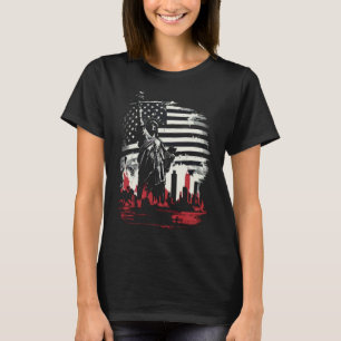 Happy Memorial Day New York NY City Skyline USA Am T-Shirt