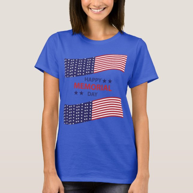 Happy Memorial Day   T-Shirt (Front)