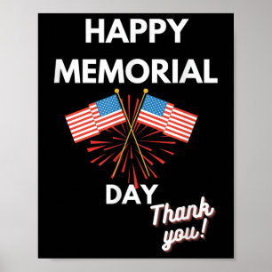 Happy Memorial Day Veterans  Poster