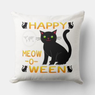 Happy Meow-O-Ween Cushion