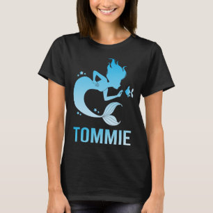 Happy Mermaid - Tommie Name T-Shirt