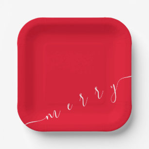 Happy Merry Party Plate