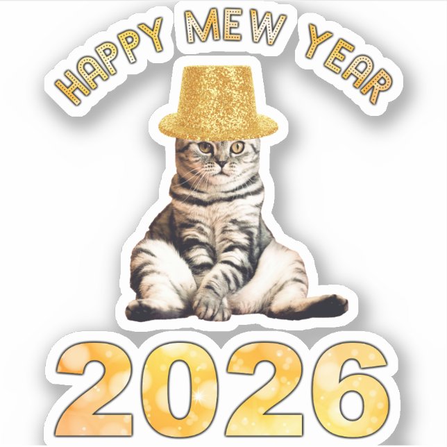Happy Mew Year 2026 (Front)