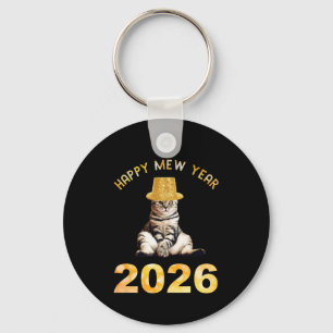 Happy Mew Year 2026 Key Ring