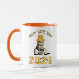 Happy Mew Year 2026 Mug
