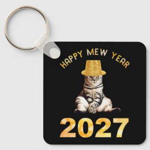 Happy Mew Year 2027 Key Ring