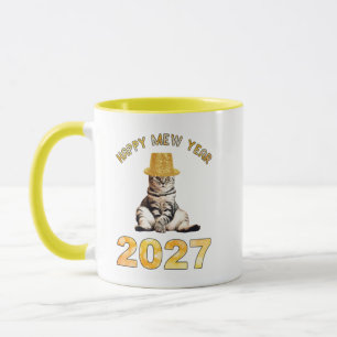 Happy Mew Year 2027 Mug