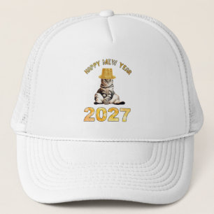 Happy Mew Year 2027 Trucker Hat