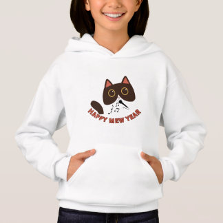 Happy Mew Year Cute Cat New Year Design