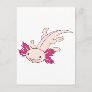 Happy Mexican Axolotl Postcard