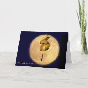 Happy Mid Autumn Festival Holiday Greeting Card