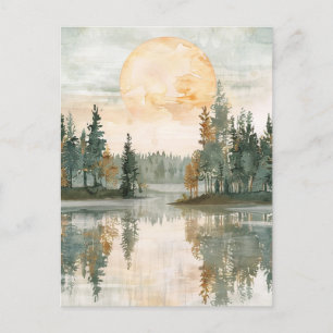 Happy Midsummer Nordic Postcard