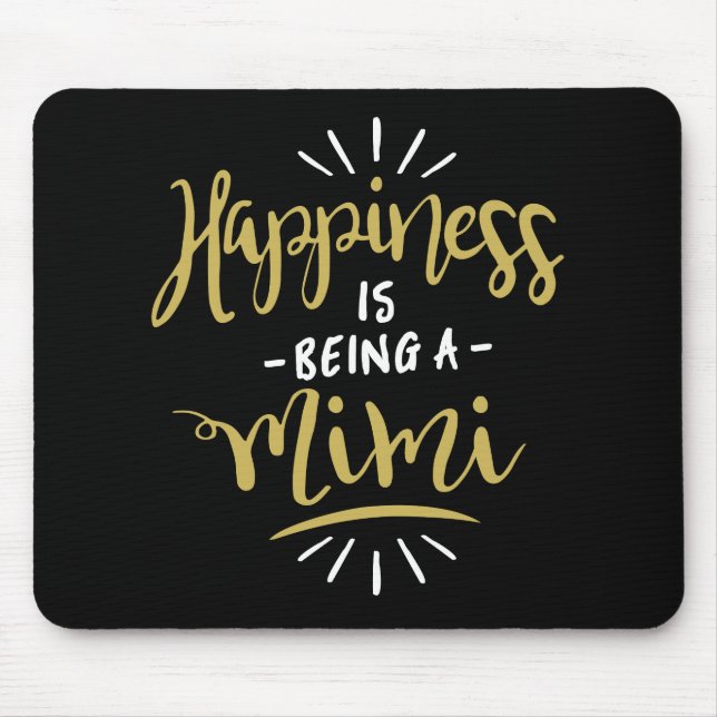 Happy Mimi Mouse Mat (Front)