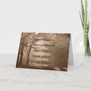 Happy Moments Praise God Quote Card