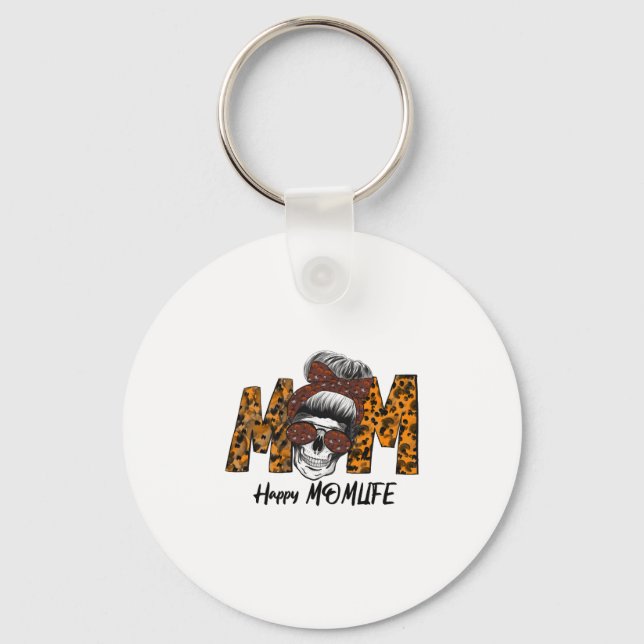 Happy Momlife halloween day 2021 Key Ring (Front)