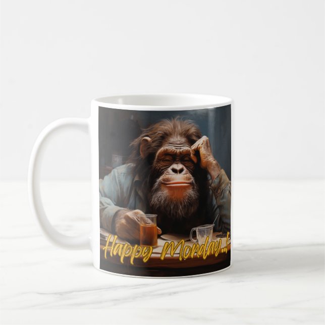 Happy Monday Coffee Mug (Left)