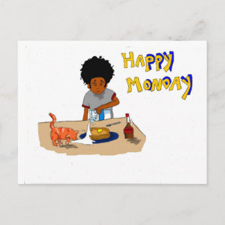 Happy Monday Postcard