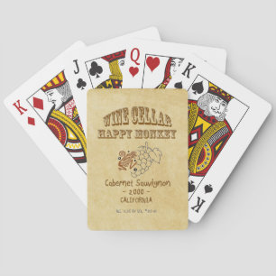 Happy Monkey Playing Cards! Playing Cards