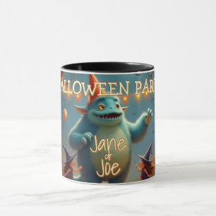 Happy Monster Halloween Party for Kids Mug