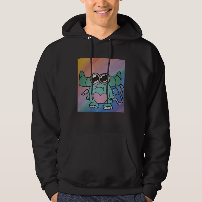 Happy monster hoodie (Front)