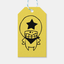 HAPPY MONSTER SHERIFF Gift Tag
