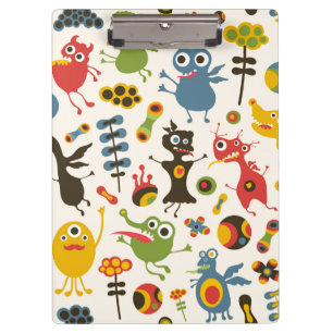 Happy Monsters Clipboard