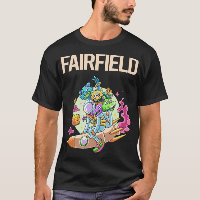Happy Monsters - Fairfield T-Shirt (Front)