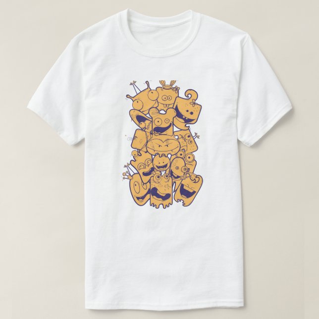 Happy Monsters T-Shirt (Design Front)