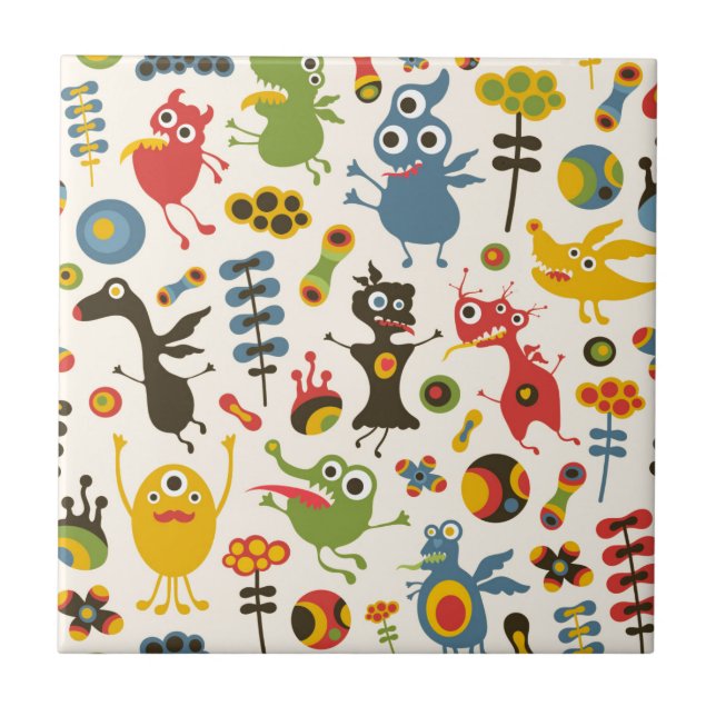 Happy Monsters Tile (Front)