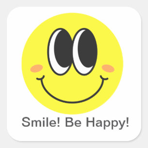 Happy Mood Smiley Sticker Pack 3”x3”
