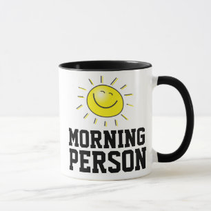 HAPPY MORNING PERSON COFFEE MUG