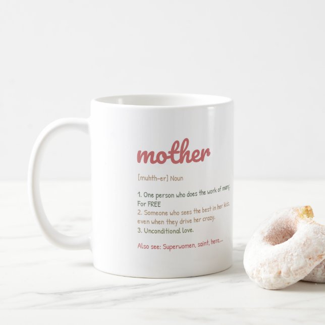 Happy Mother Day Coffee Mug (With Donut)