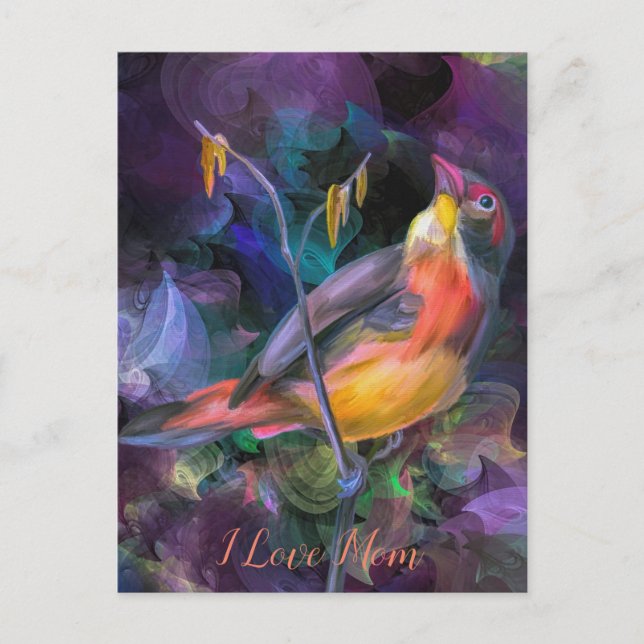 Happy mother day love postcard (Front)